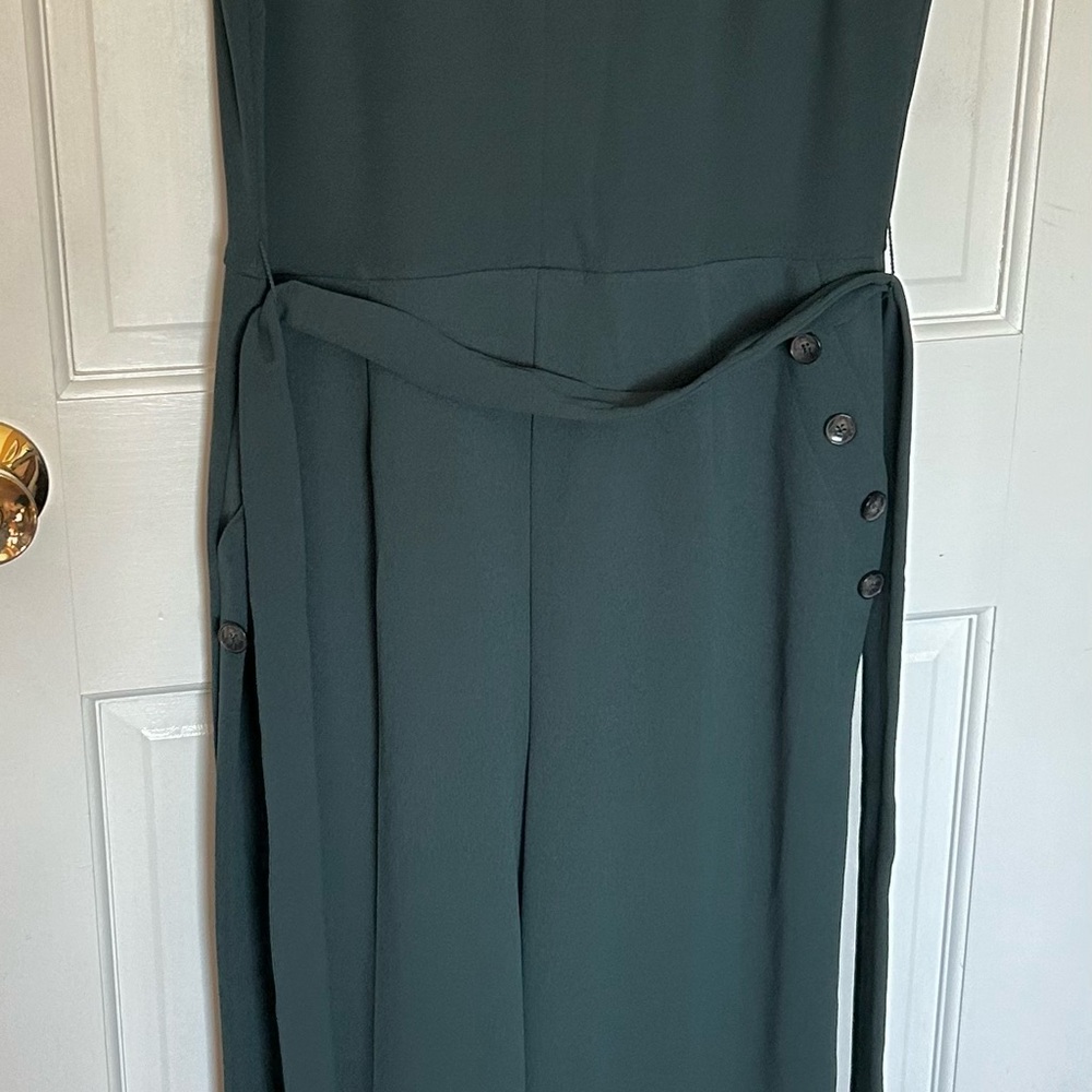 Apt. 9 Dark Green Wide Leg Jumpsuit